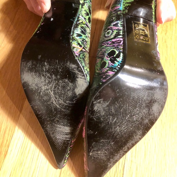 The Cramps ( punk / rockabilly) retro custom HEELS - Picture 5 of 6